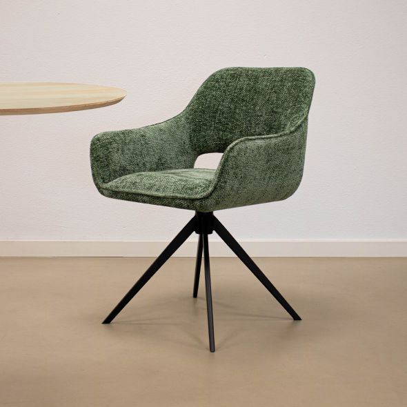 Kick Swivel Chair Nori - Green