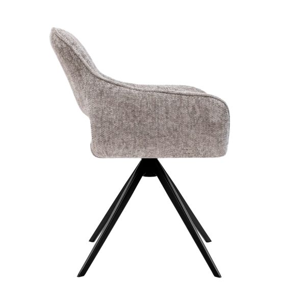 Kick Swivel Chair Nori - Grey