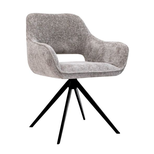 Kick swivel chair Nori - Grey Kick swivel chair Nori - Grey