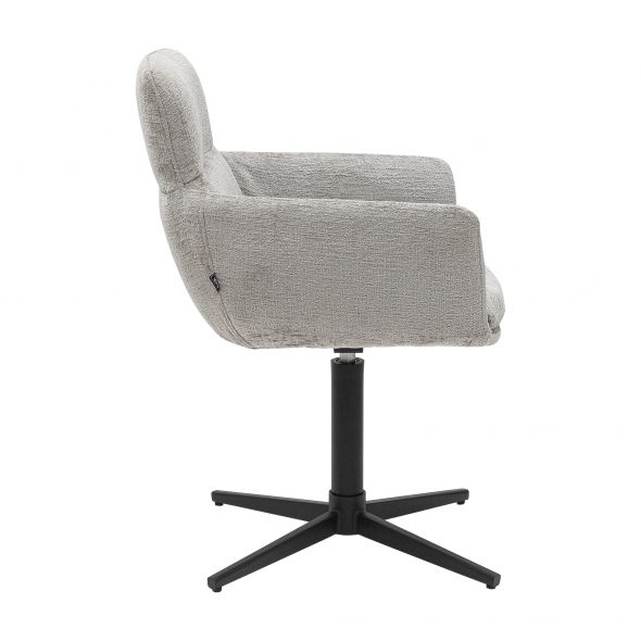 Kick Swivel Chair Noud - Grey