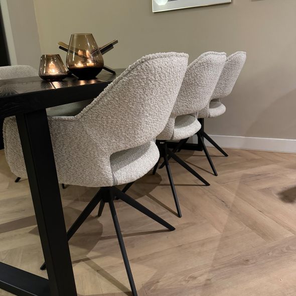 Kick Swivel Chair Owen - Beige