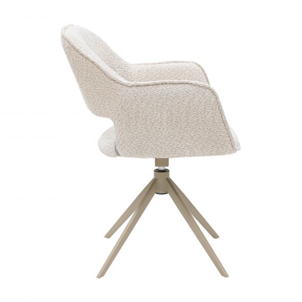 Kick Swivel Chair Owen - Crème