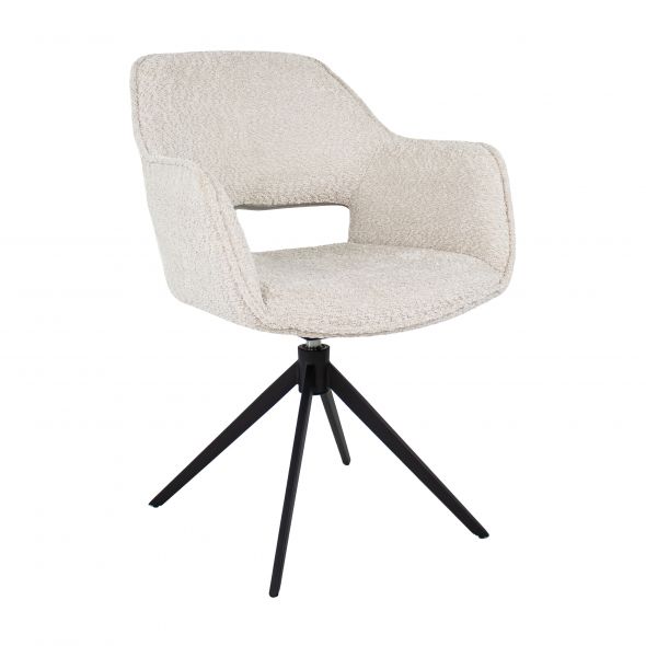 Kick swivel chair Owen - Crème