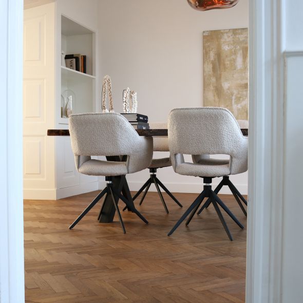 Kick Swivel Chair Owen - Dark Grey