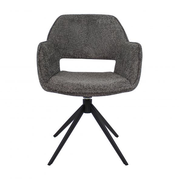 Kick Swivel Chair Owen - Dark Grey