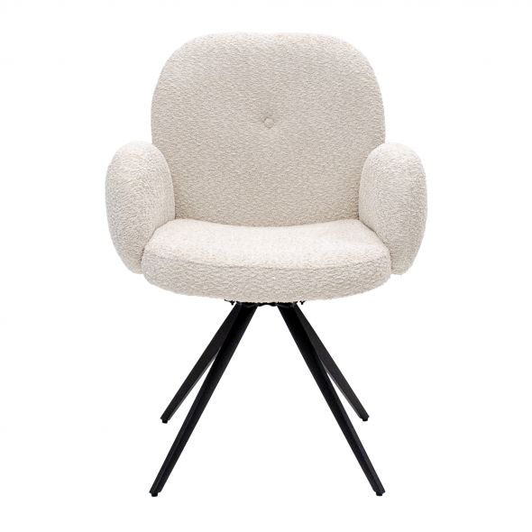 Kick Swivel Chair Raf - Crème