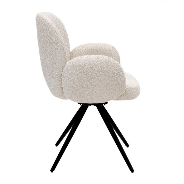 Kick Swivel Chair Raf - Crème