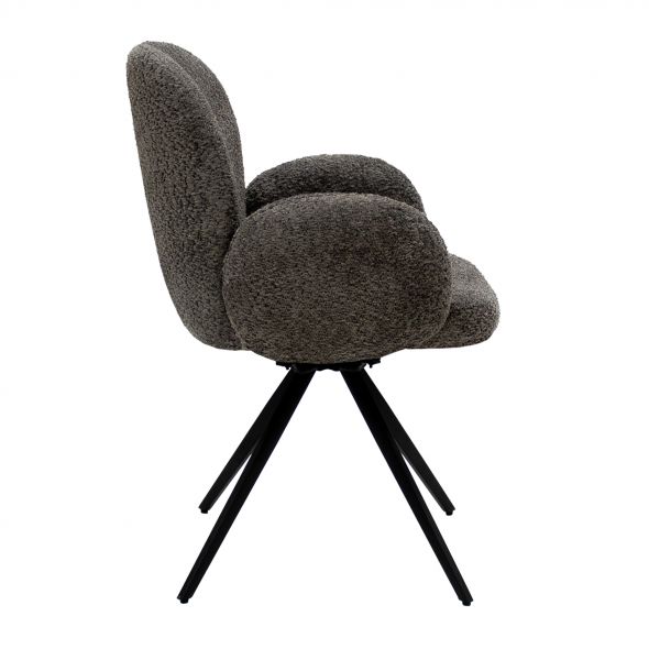 Kick Swivel Chair Raf - Dark Grey