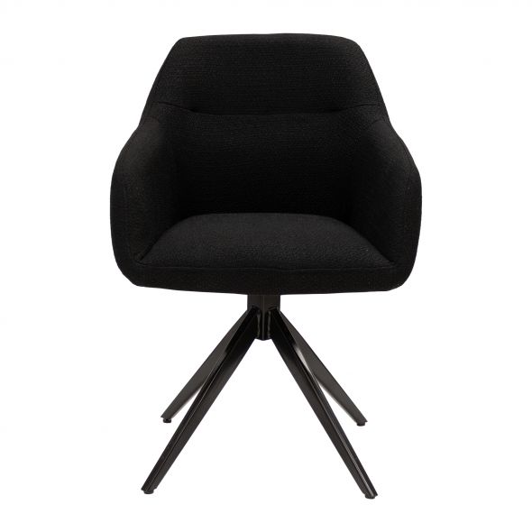 Kick Swivel Chair Ravi - Black