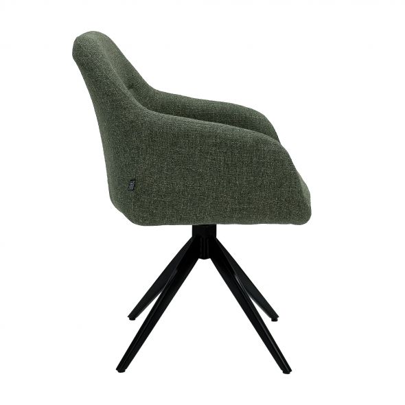 Kick Swivel Chair Ravi - Green