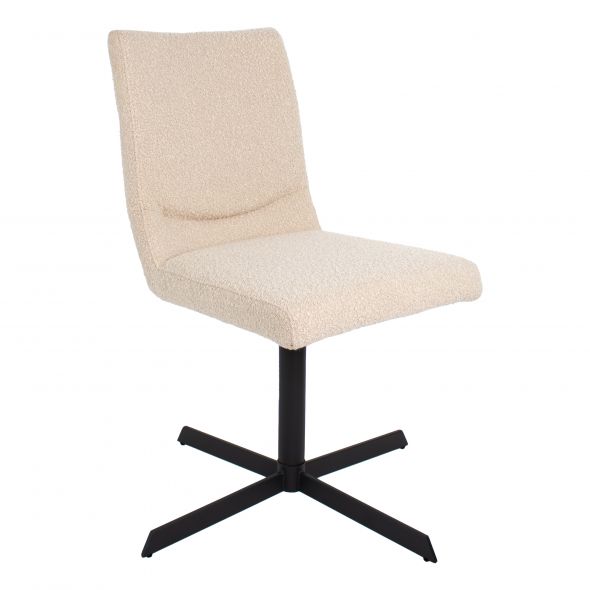 Kick swivel chair Sam Boucle - Beige