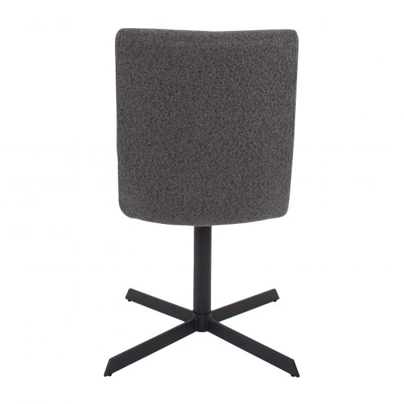 Kick Swivel Chair Sam Boucle - Dark Grey