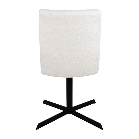 Kick Swivel Chair Sam Boucle - White