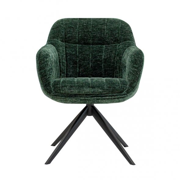Kick Swivel Chair Stan - Dark Green