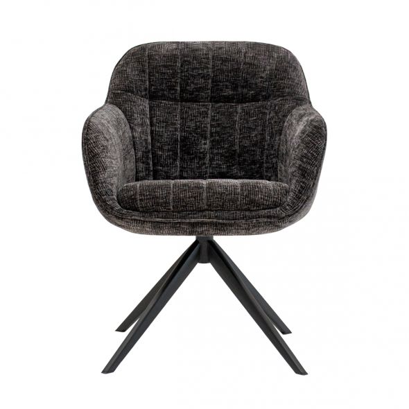 Kick Swivel Chair Stan - Dark Grey
