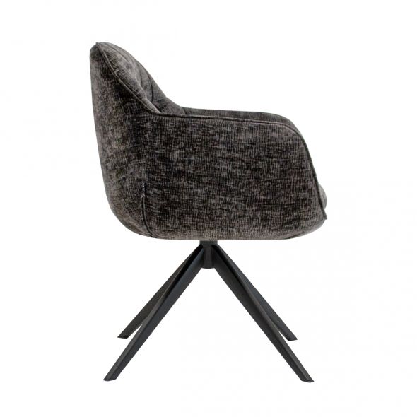 Kick Swivel Chair Stan - Dark Grey