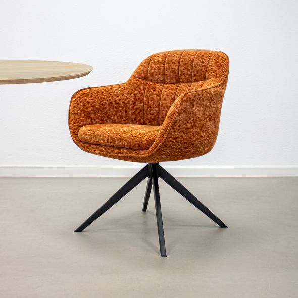 Kick Swivel Chair Stan - Orange