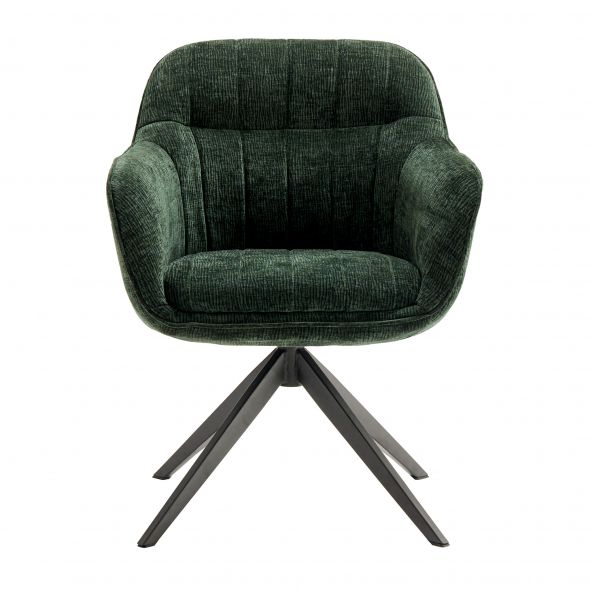 Kick Swivel Chair Sten - Dark Green