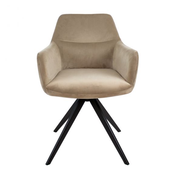 Kick Swivel Chair Tom - Champagne