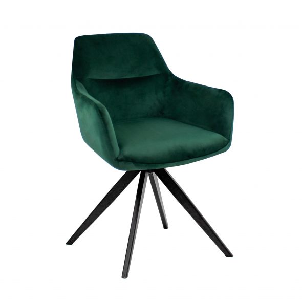 Kick swivel chair Tom - Dark Green