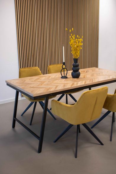 Kick Swivel Chair Tom - Gold