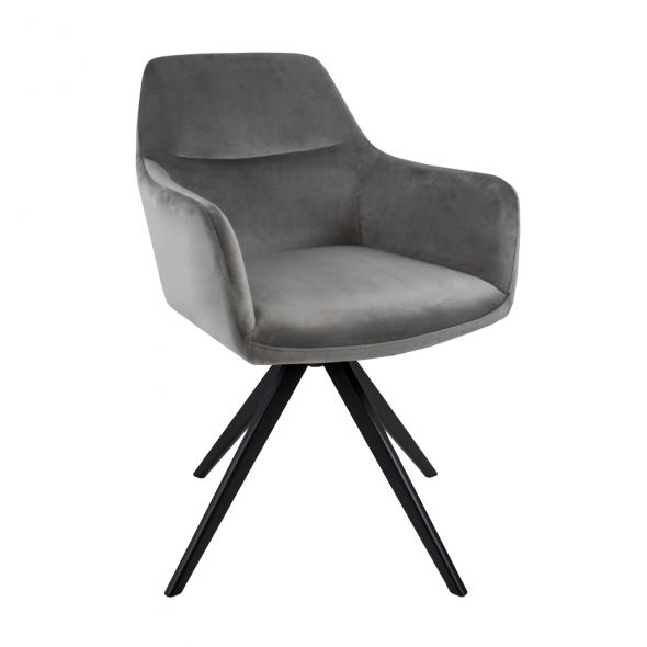 Kick Swivel Chair Tom - Grey