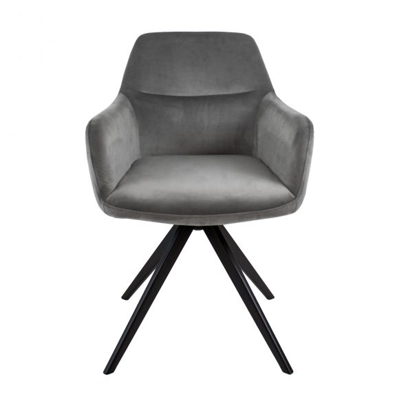 Kick Swivel Chair Tom - Grey