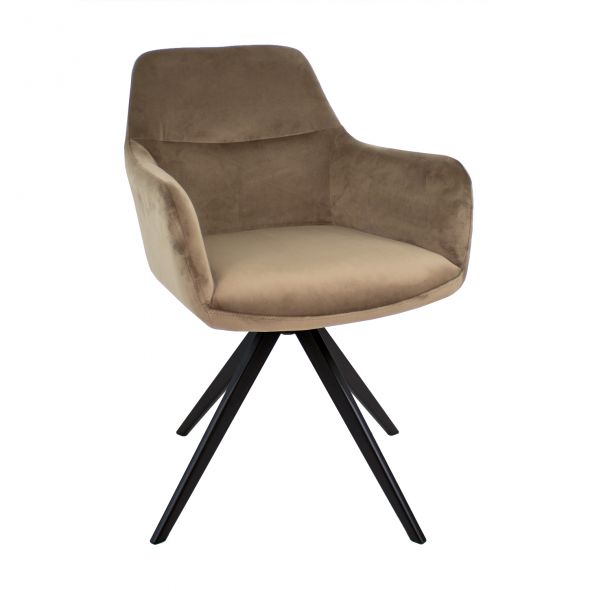 Kick Swivel Chair Tom - Taupe