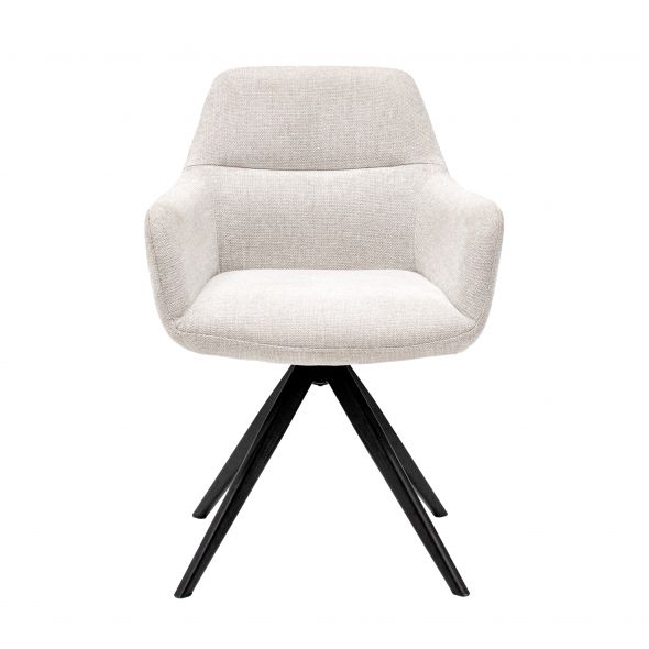 Kick Swivel Chair Tom Texture - Champagne