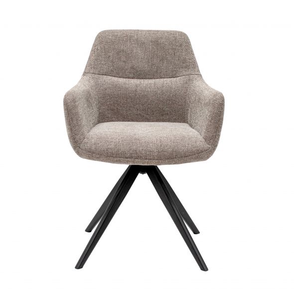 Kick Swivel Chair Tom Texture - Taupe