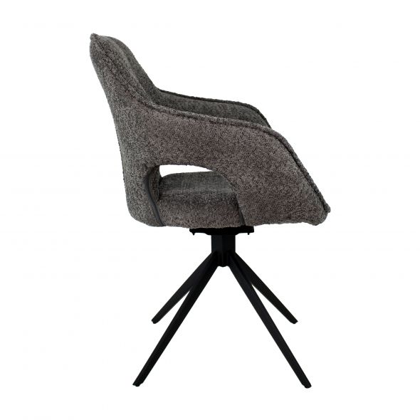 Kick Swivel Chair Zara - Dark Grey