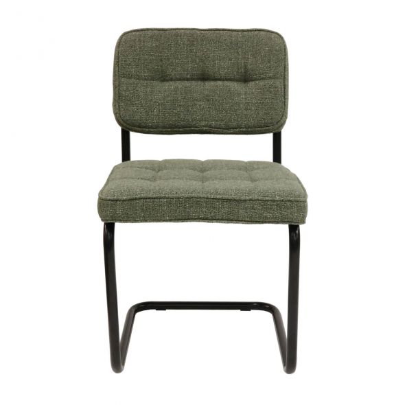 Kick Yves Tubular Frame Chair - Green