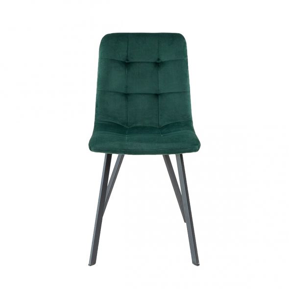 Set Of 2 Kick Monz Dining Chair - Dark Green