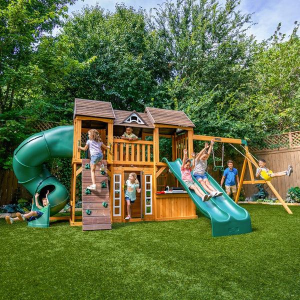kidkraft Adventure Bend Swing Set - Installation Available