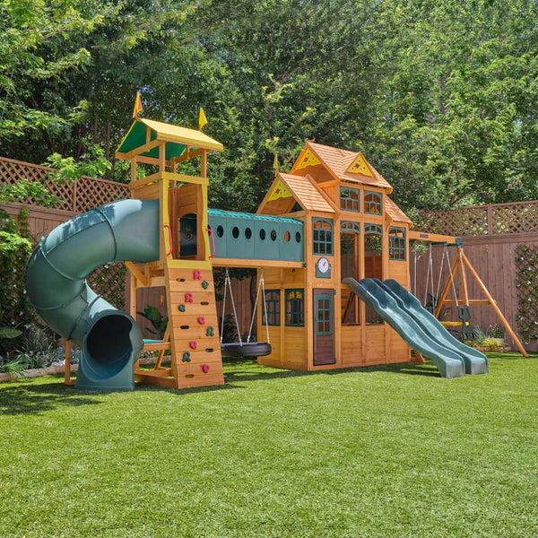 Kidkraft Bear Cave Lodge Swing Set - Installation Available