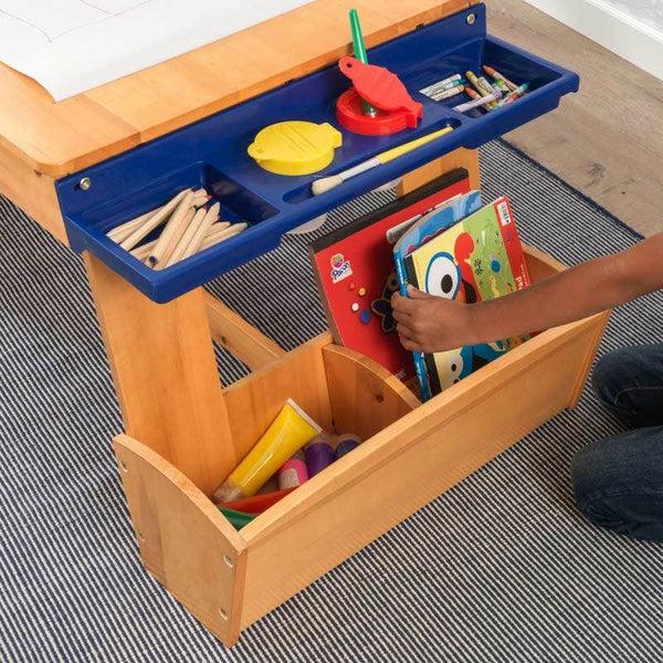 Kidkraft Art Table With Drying Rack & Storage