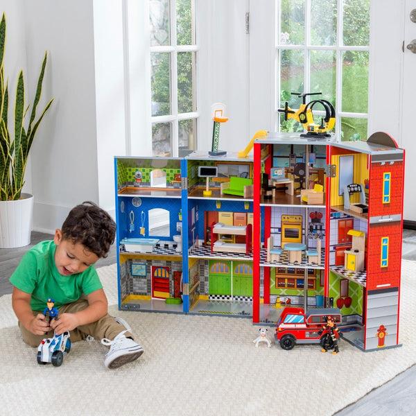 Kidkraft Everyday Heroes Wooden Play Set