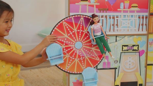 Kidkraft Ferris Wheel Fun Beach House Dollhouse