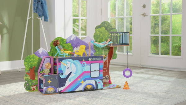 Kidkraft Glamp & Go 2-in-1 Doll Camper