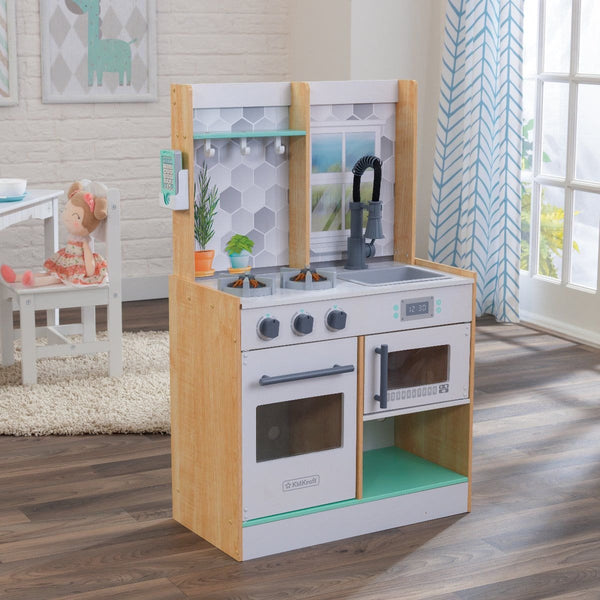 Kidkraft Let's Cook Play Kitchen - Natural