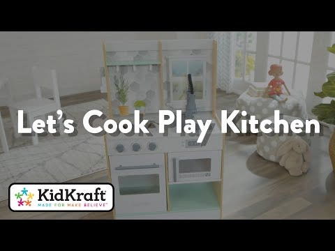 Kidkraft Let's Cook Play Kitchen - Natural