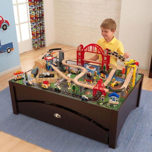kidkraft Metropolis Train Set & Table