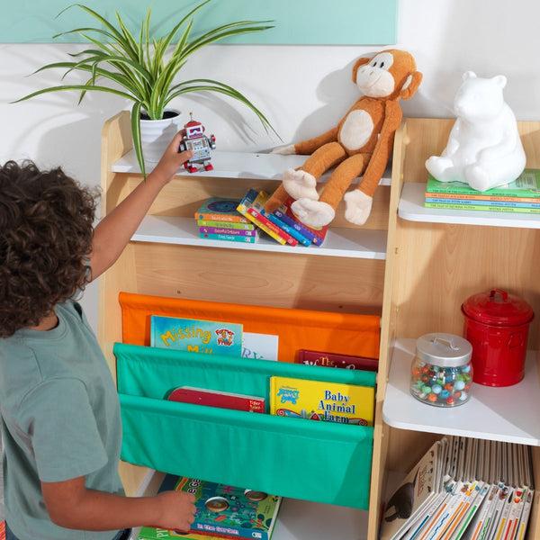 Kidkraft Pocket Storage Bookshelf - Natural