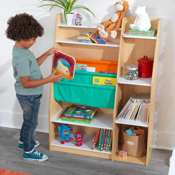 Kidkraft Pocket Storage Bookshelf - Natural