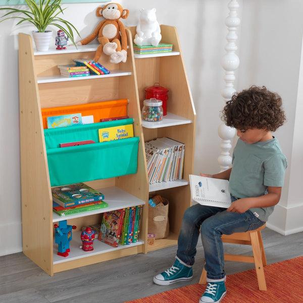 kidkraft Pocket Storage Bookshelf - Natural