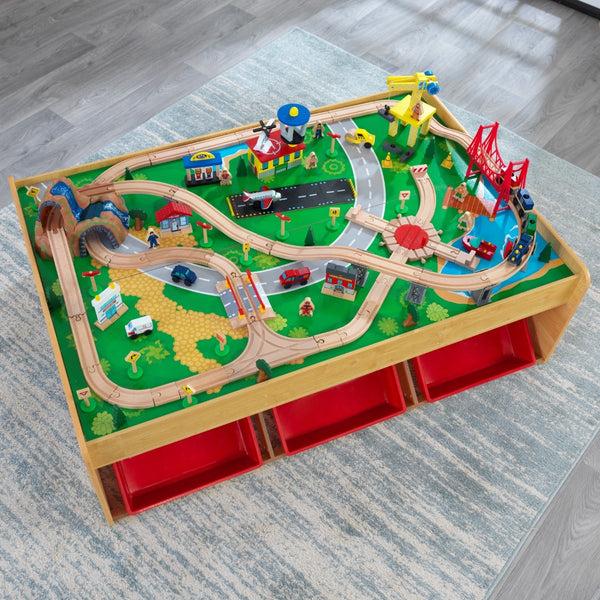 Kidkraft Waterfall Mountain Train Set & Table