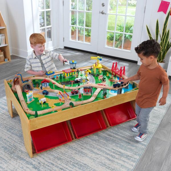 Kidkraft Waterfall Mountain Train Set & Table