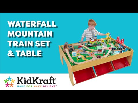 Kidkraft Waterfall Mountain Train Set & Table