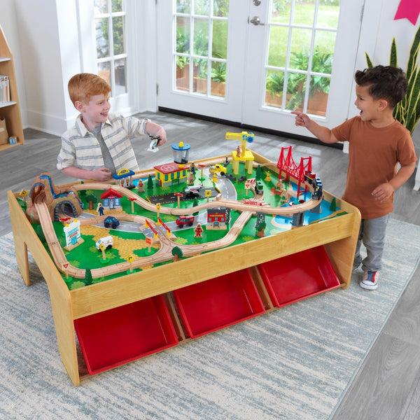 kidkraft Waterfall Mountain Train Set & Table