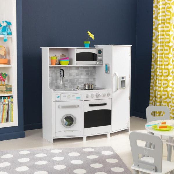 Kidkraft Large Play Kitchen With Lights & Sounds - White